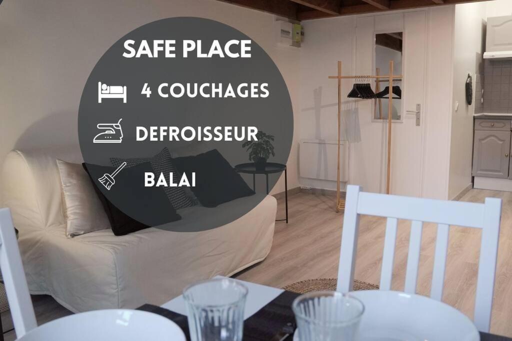 Saafeplace-4Pers-Wifi-Keybox-24Sur7 Étampes Εξωτερικό φωτογραφία